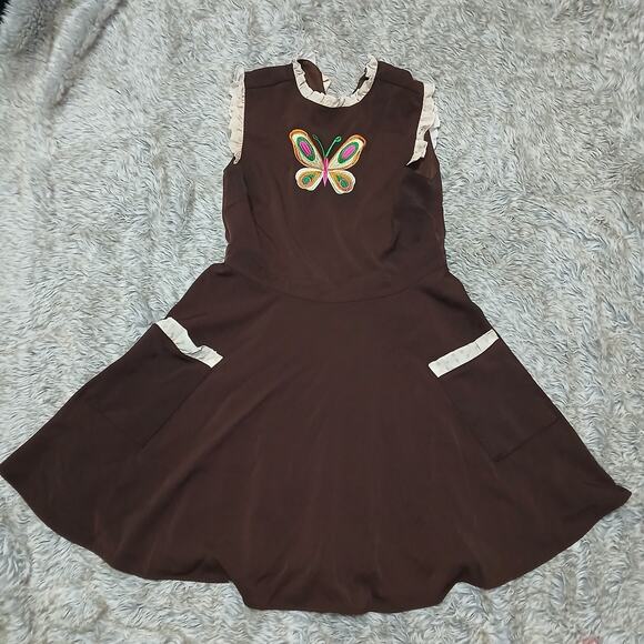 Smak Parlour Butterfly Happy Hour Mini Dress Size Large Pin-up Rockabilly Go-Go - Picture 3 of 12